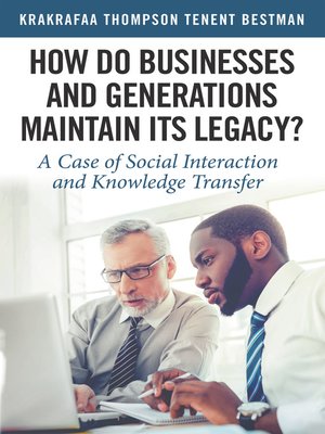 cover image of How Do Businesses and Generations Maintain Its Legacy?